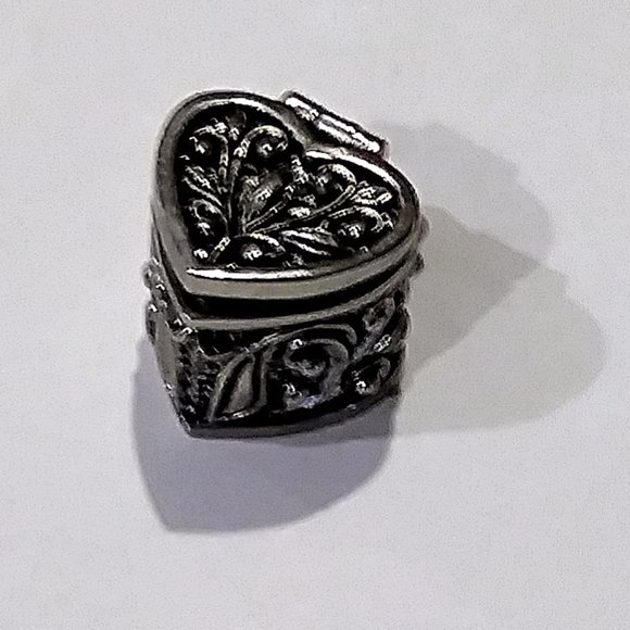 Tarnished Silver Luv Bucket Locket Charm >VIDEO!!! - Picture 7 of 8